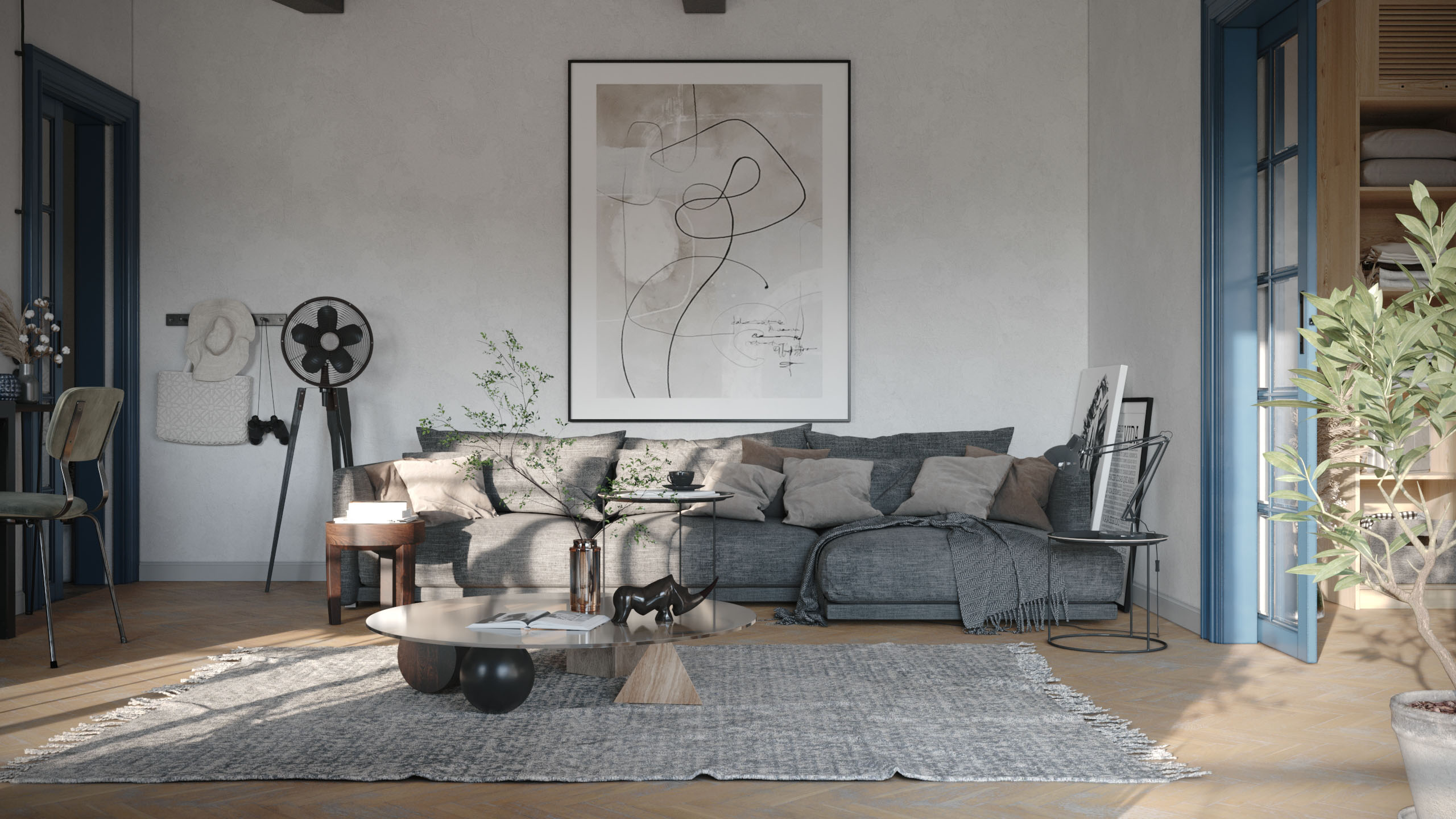 Render Studio profesyonel mimari görselleştirme çalışması