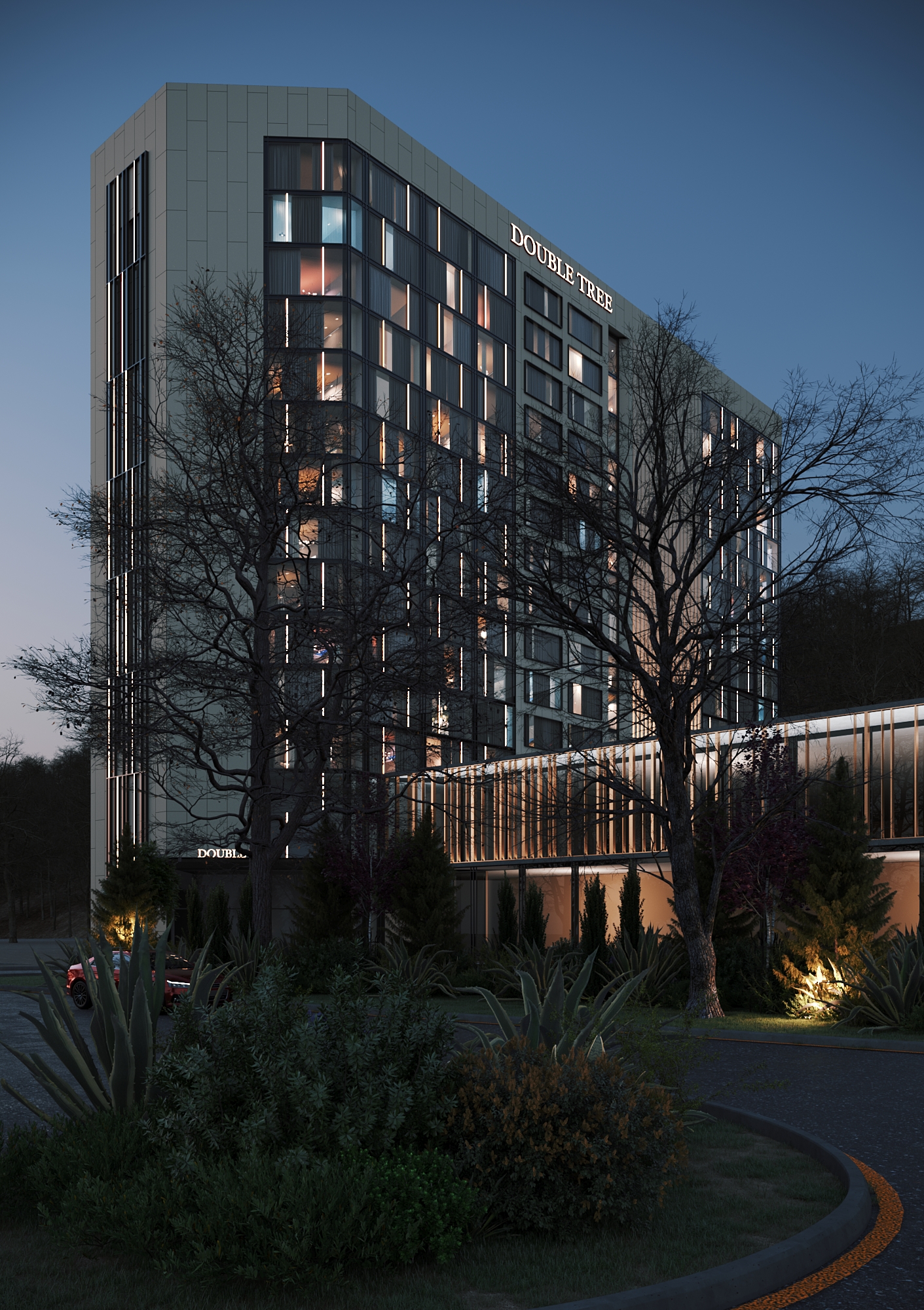 DoubleTree by Hilton Otel - Dış Mekân Görselleştirme